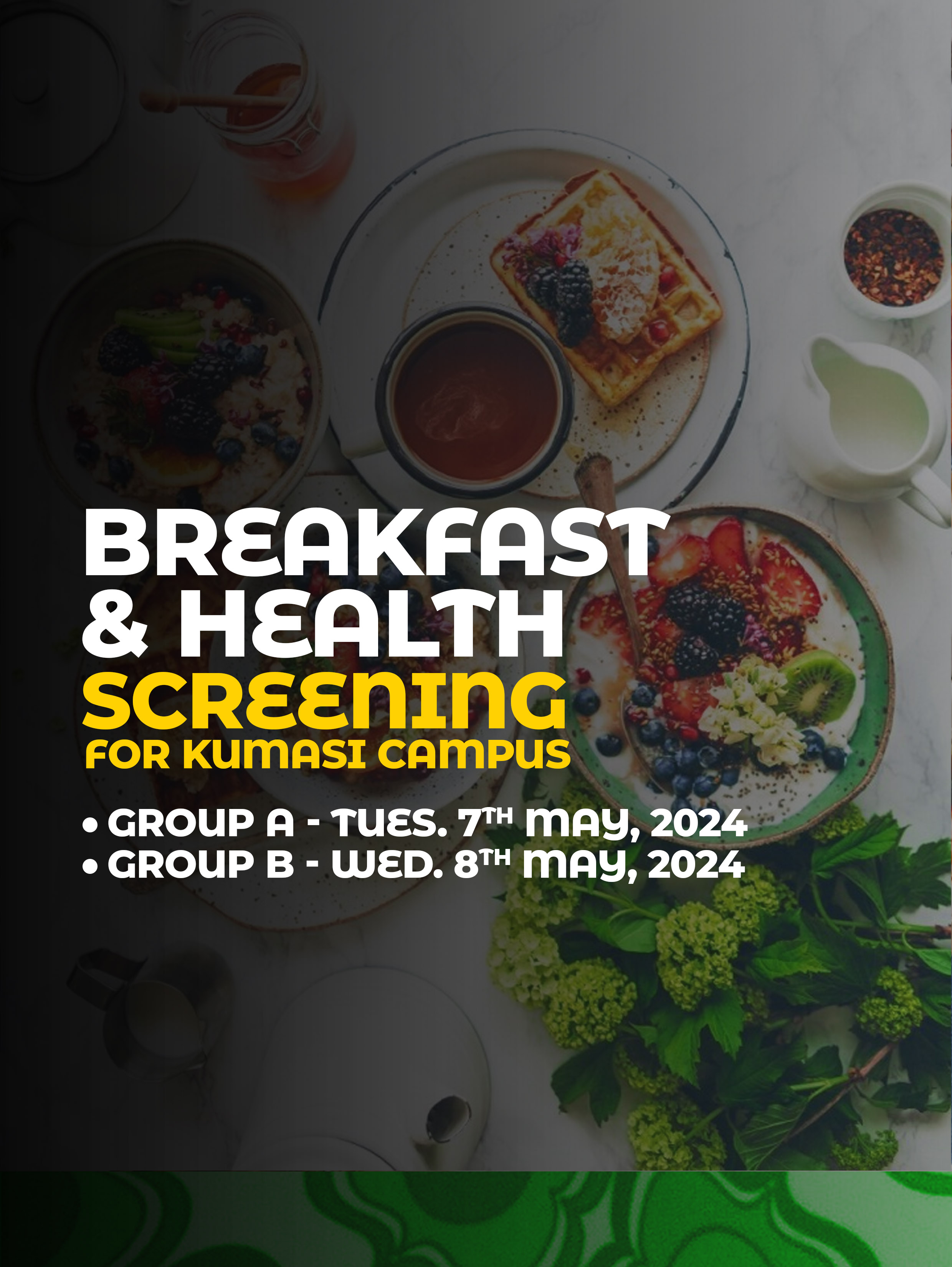 SRC Week - Breakfast Event Layout