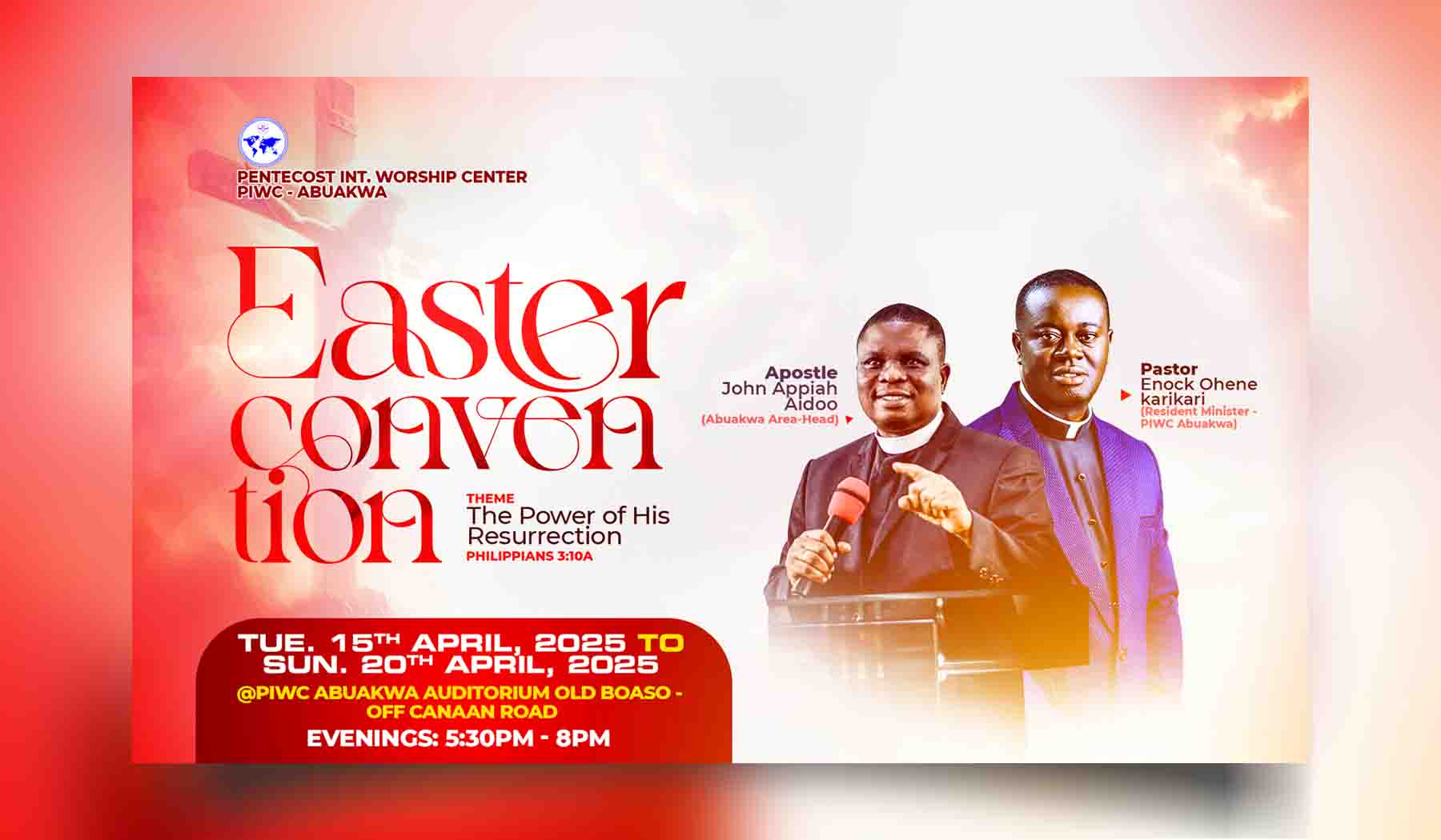 Landscape alternative Easter design