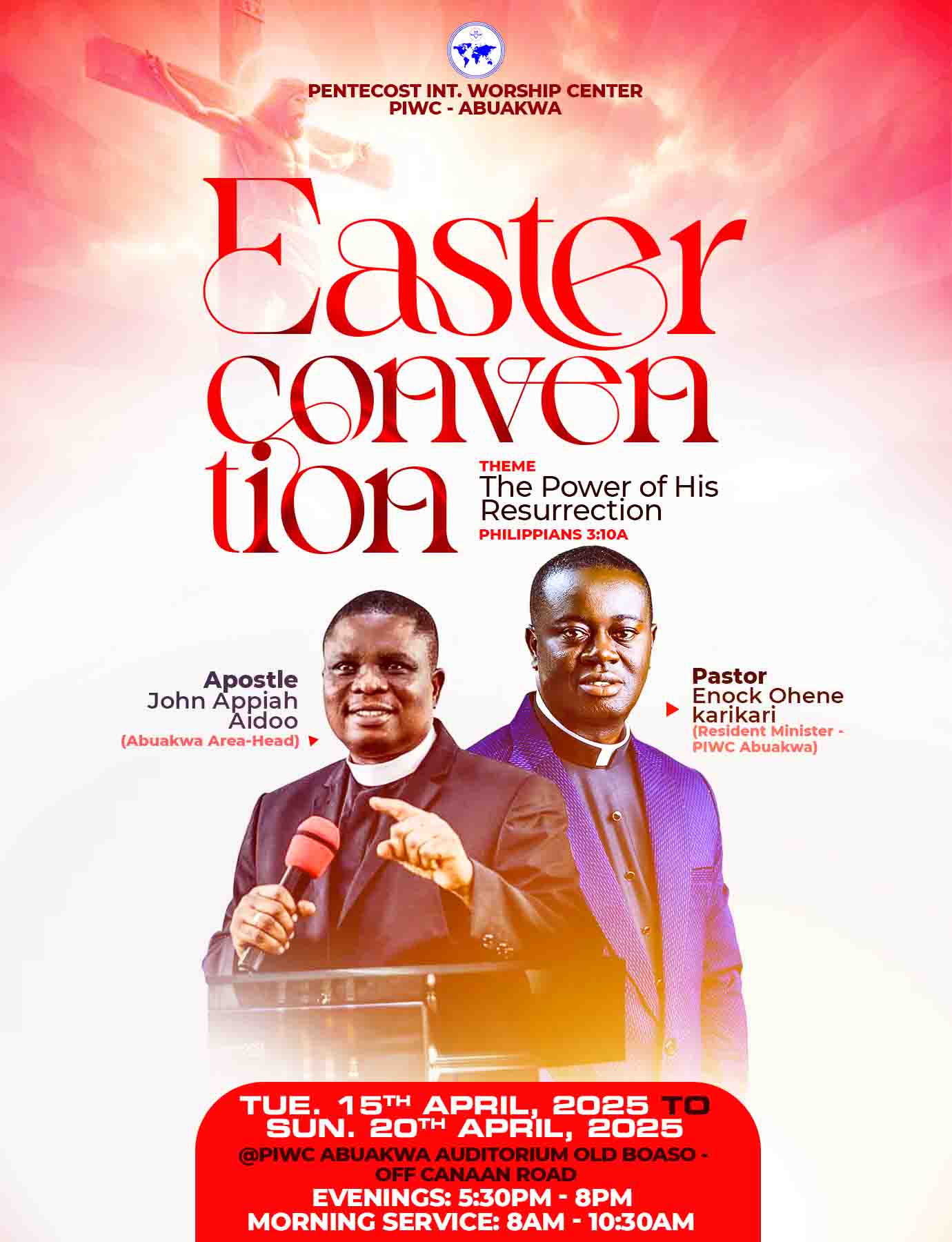Easter Convention 2025 - Main Event Design