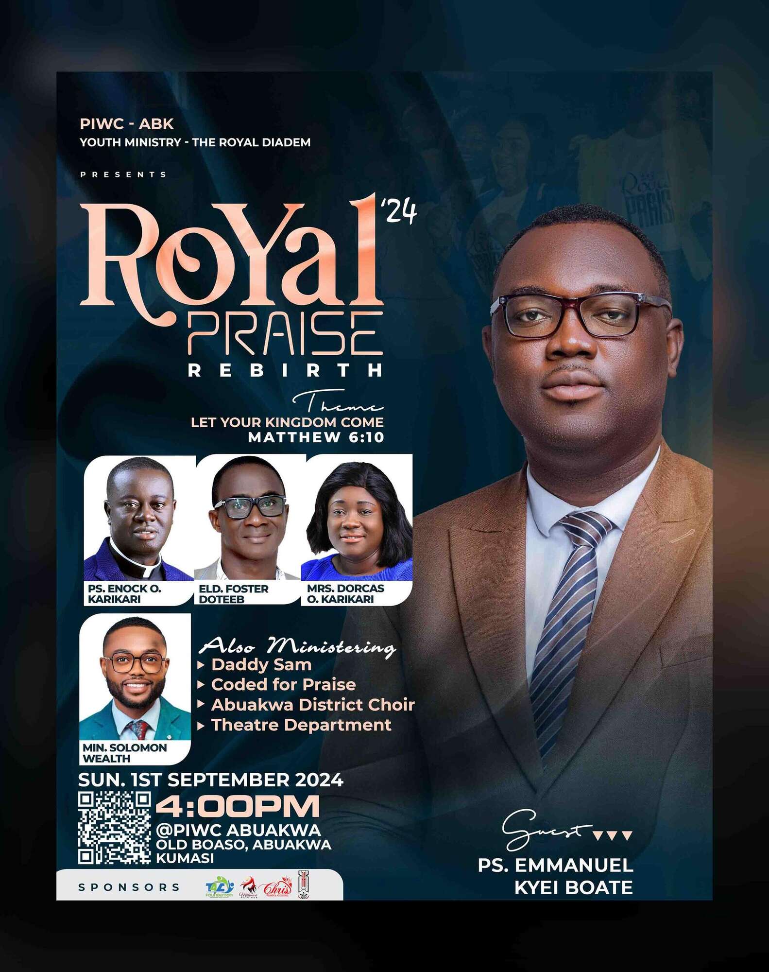 Royal Praise - Premium Event Layout