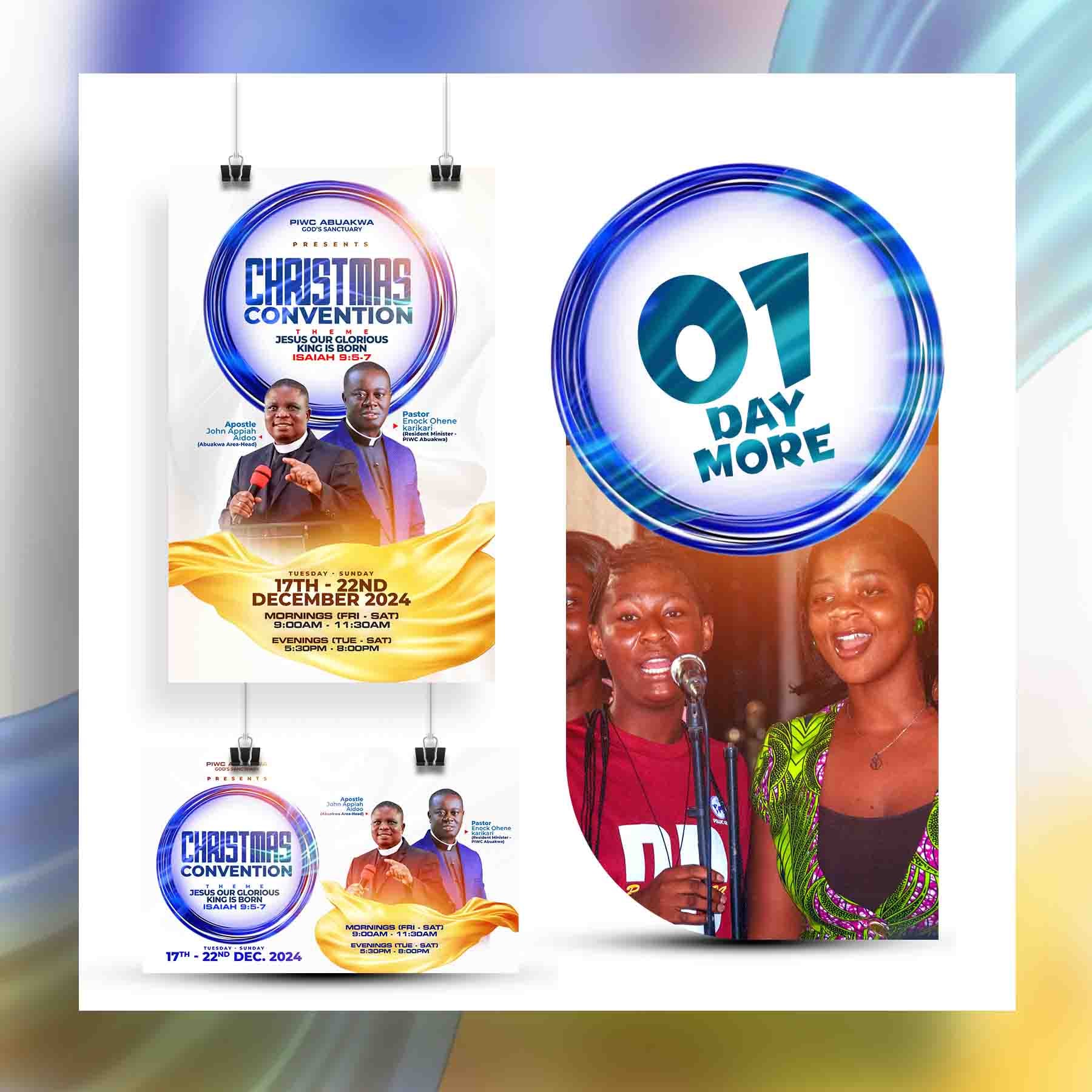 Professional event design with ministry team