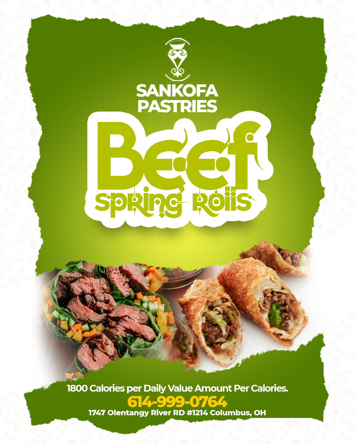 Beef Spring Roll - Packaging