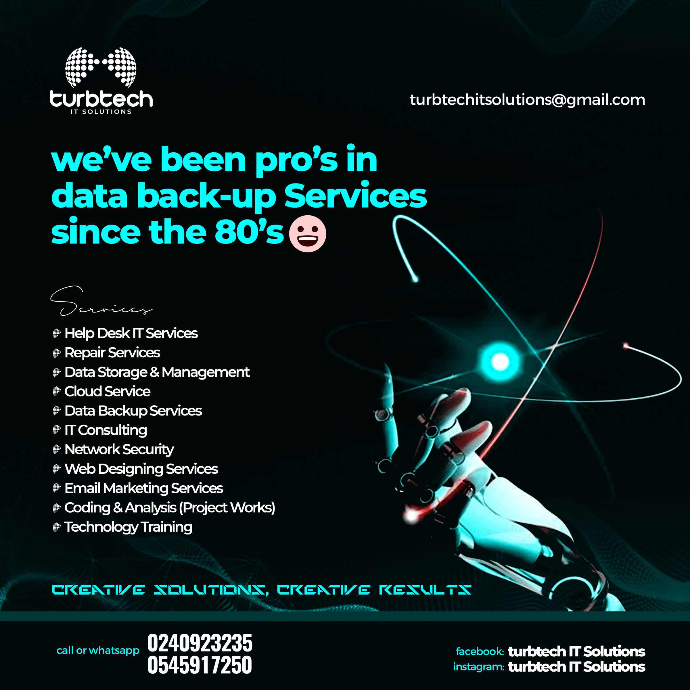 Professional IT Services - Data backup services since the 80s